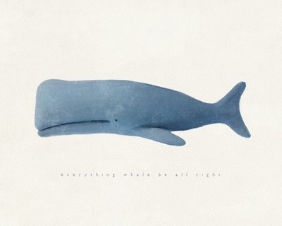 Everything Whale Be All Right, c.2020 (técnica mixta) de Leah Straatsma