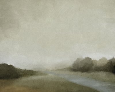 Lovers Creek, c.2023 (técnica mixta) de Leah Straatsma