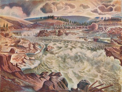 Cascada, c1900 1935 de Leander Engstrom