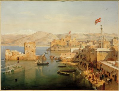 Vista del Puerto de Beirut de Leander Russ