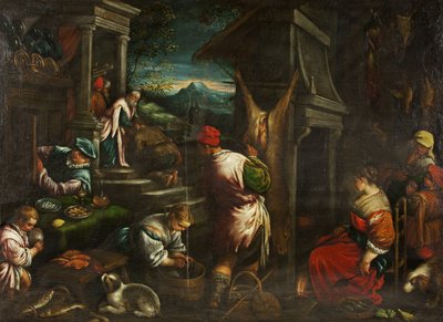 El Regreso del Hijo Pródigo, c.1577-88 de Leandro da Ponte Bassano