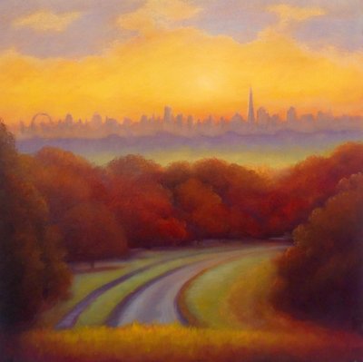 Amanecer otoñal Richmond Park, 2023 de Lee Campbell
