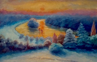 Navidad, la vista desde Richmond Hill de Lee Campbell