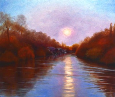 Reflejos de la isla Eel Pie, 2023 de Lee Campbell