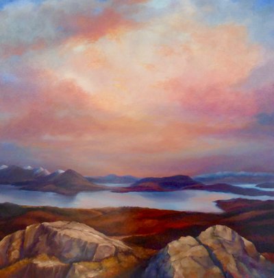 Lago de las tierras altas de Lee Campbell