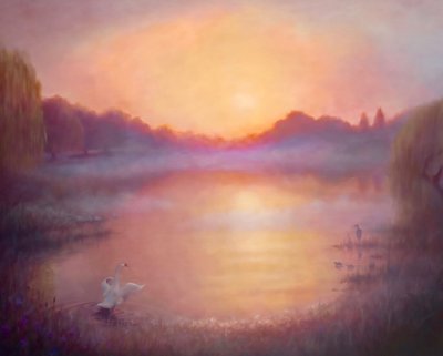 Misty River Mañana, 2023 de Lee Campbell