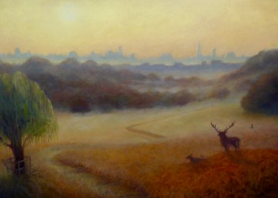 Mañana de otoño en Richmond Park de Lee Campbell