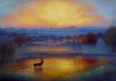 Primera luz del parque Richmond, 2023 de Lee Campbell