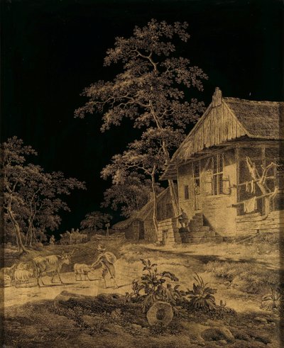 Pastor en una granja de Leendert Overbeek