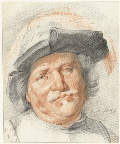Cabeza de un hombre de Leendert van der Cooghen