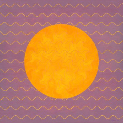 Summer Sunrise, 2022 (acrílico sobre lienzo) de Leigh Glover