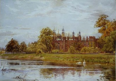 Eton College desde el río de Leigh Sampson