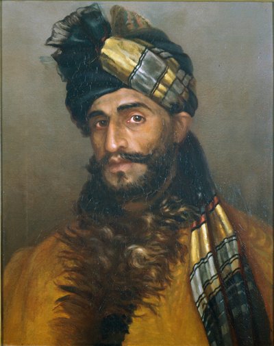 Pathan sowar, 25ª Caballería (Fuerza Fronteriza), c.1908 de Leila K. Williamson