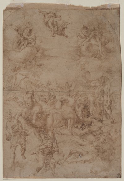 La conversión de San Pablo, después de 1575 de Lelio Orsi da Novellara
