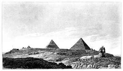 Las Pirámides y la Esfinge, Giza, Egipto de Lemaitre
