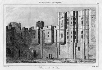 Castillo de Windsor, Berkshire, siglo XIX de Lemaitre