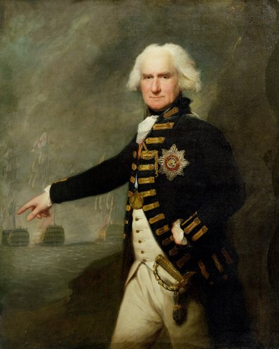 Almirante Lord Bridport (1727-1814) de Lemuel Francis Abbott