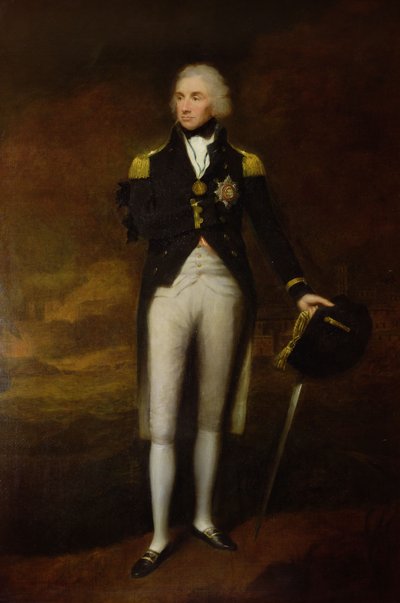 Retrato del almirante vizconde Nelson (1758-1805) (óleo sobre lienzo) de Lemuel Francis Abbott