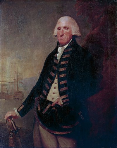 Retrato de Sir Samuel Hood, I Vizconde Hood (Butleigh de Lemuel Francis Abbott
