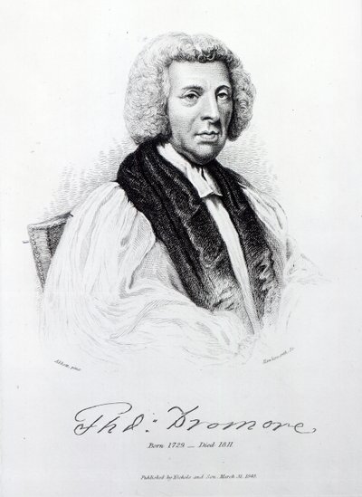 Thomas Percy, Obispo de Dromore, grabado por John Hawksworth, 1848 de Lemuel Francis Abbott