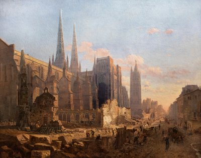 El claro de la Catedral de San Andrés. 1865 (Óleo sobre lienzo) de Leo Drouyn