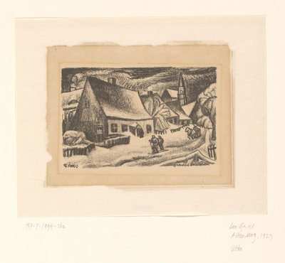 Altenberg (montañas de mineral) (título original del objeto) de Leo Gestel (signed by artist)