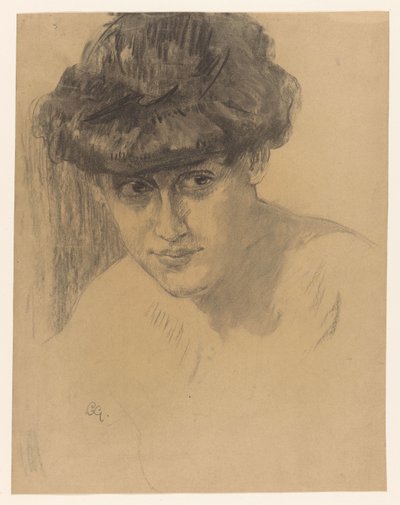 Busto de mujer con el pelo levantado de Leo Gestel (signed by artist)