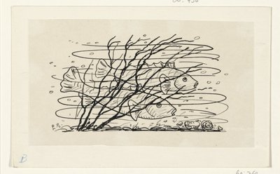 Dos peces en el agua de Leo Gestel (signed by artist)