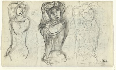 Tres mujeres desnudas de Leo Gestel