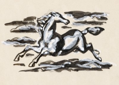 Caballo al galope de Leo Gestel