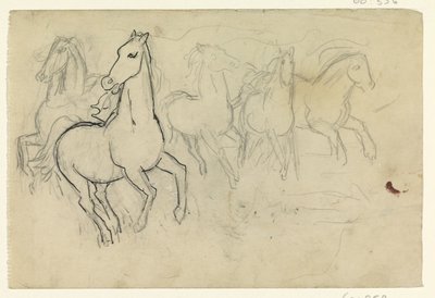 Caballos al galope de Leo Gestel