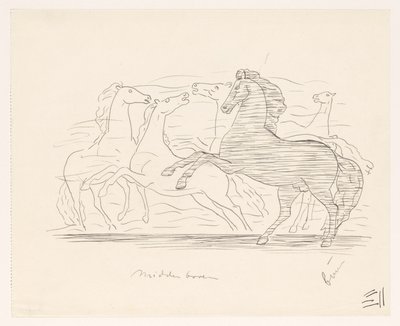 Manada de caballos de Leo Gestel
