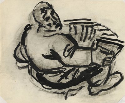 Hombre con acordeón
Sin título de Leo Gestel