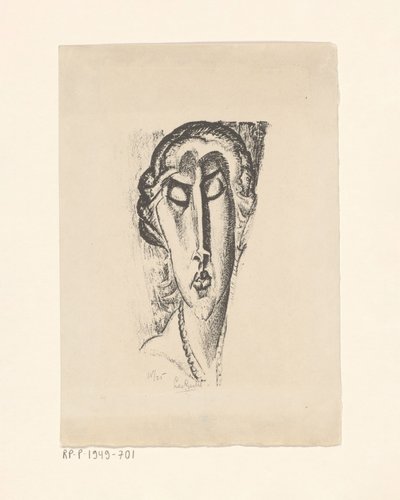 Retrato de una mujer desconocida de Leo Gestel