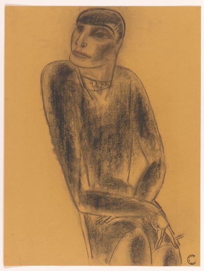 Mujer fumando de Leo Gestel