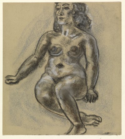 Desnudo femenino sentado de Leo Gestel