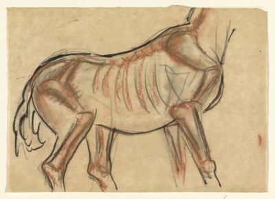 Esqueleto de un caballo de Leo Gestel