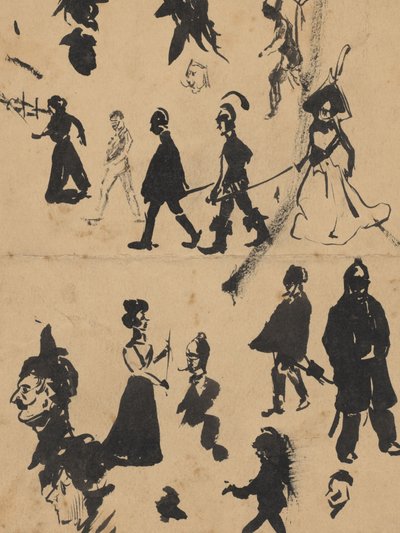 Hoja de estudio: Hombres y mujeres de Leo Gestel