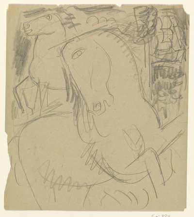 Dos caballos de Leo Gestel