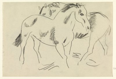 Dos caballos de Leo Gestel