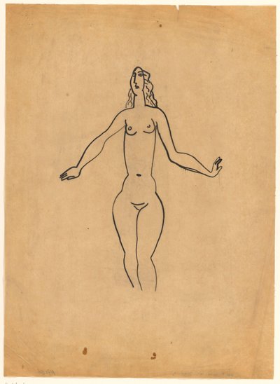 Weiblicher Akt de Leo Gestel