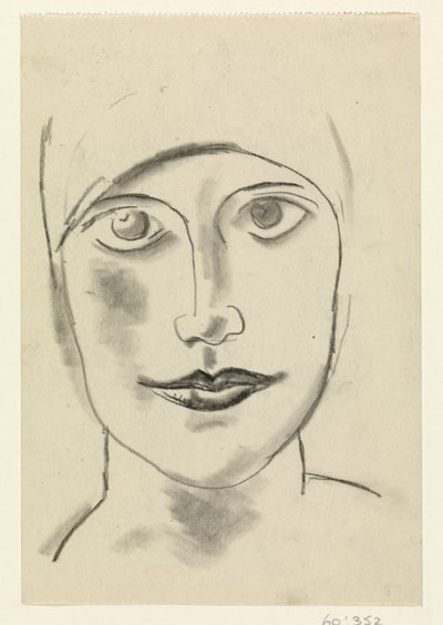 Cabeza de mujer de Leo Gestel