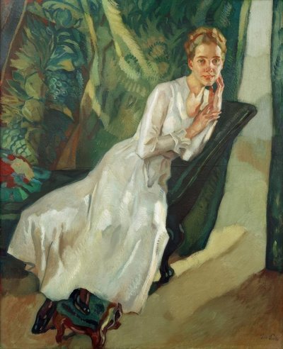 Retrato de la señora Halseband de Leo Putz