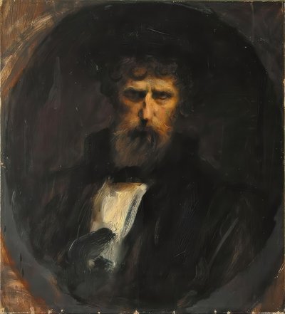 Autorretrato de Leo Samberger