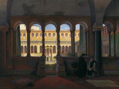 El claustro de San Giovanni in Laterano en Roma de Leo von Klenze