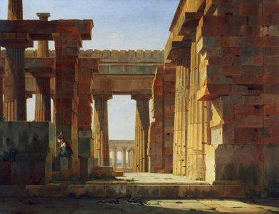 El Templo de Poseidón en Paestum de Leo von Klenze