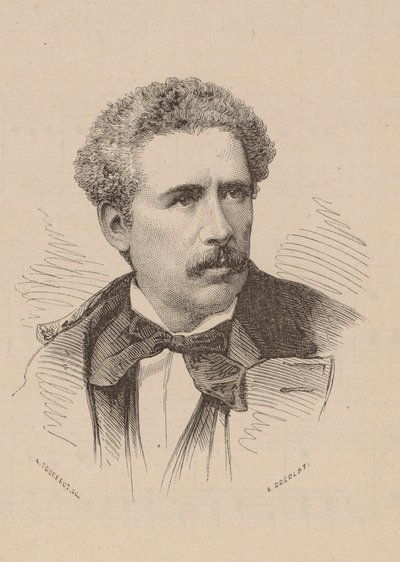 Retrato del compositor Olivier Métra 1830-1889 de Leon Alexandre Tourfaut