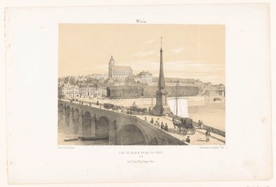 Vista de Blois desde el puente
Vue de Blois prise du pont (título en el objeto)
Francia contemporánea (título de la serie)
La France de nos jours (título de la serie) de Leon Auguste Asselineau