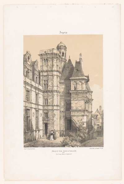 Vista de parte del castillo de Angers
Angers. Palais des ducs d