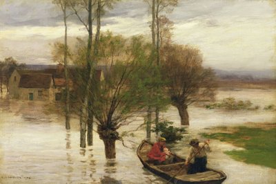 Un diluvio de Leon Augustin Lhermitte